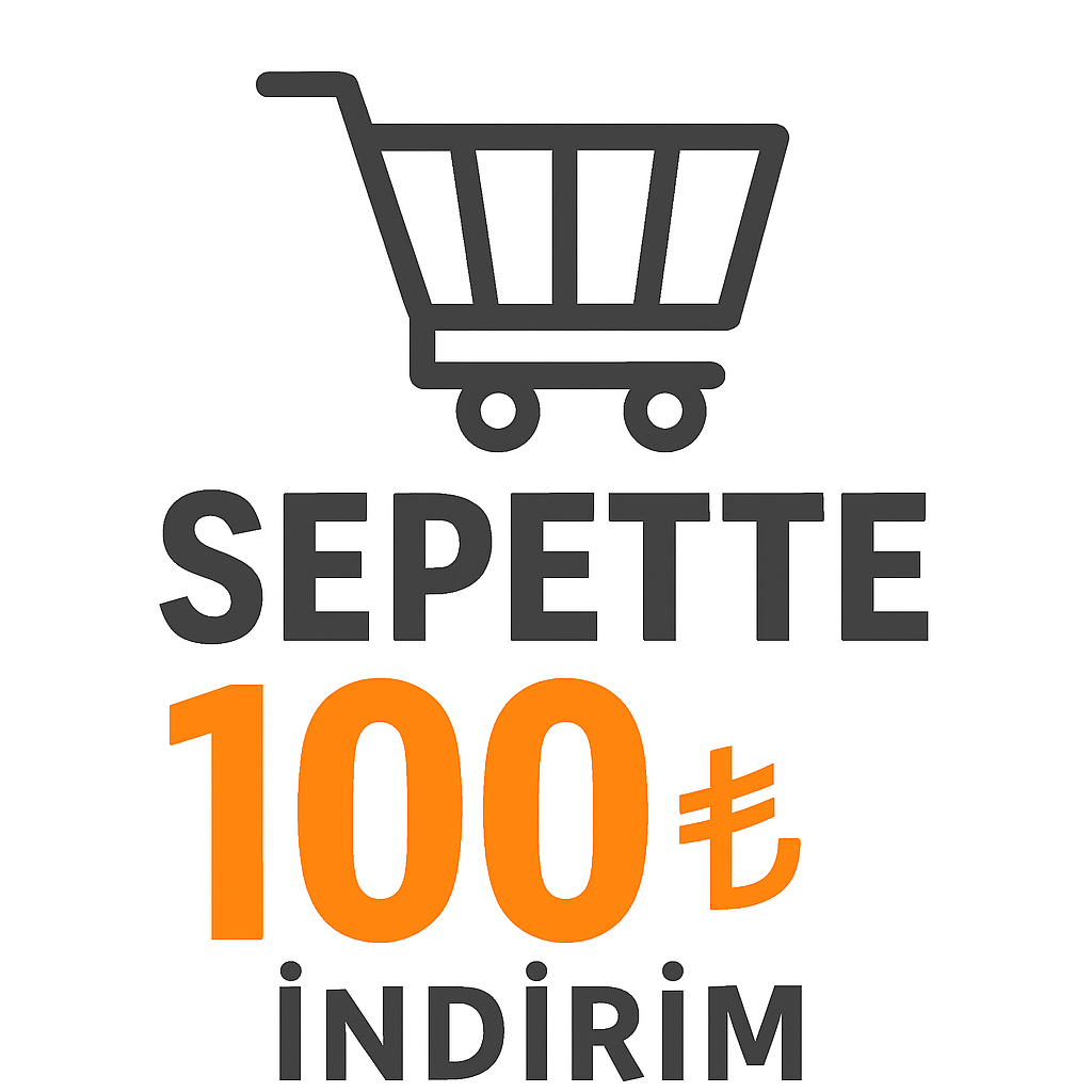 3000₺ Üzeri Alışverişlerde Sepette 100₺ indirim 