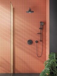 VitrA AquaHeat Ankastre Banyo Bataryası A4271836 Termostatik - Sıva Üstü Grubu - Mat Siyah 