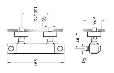Artema Aquaheat SS3 Duş Bataryası A47160 Krom - 3