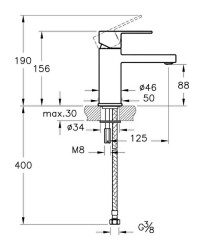 Artema Flo S Lavabo Bataryası A41936 Krom - 3