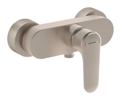 Artema Root Round Duş Bataryası A4272634 Fırçalı Nikel - 1