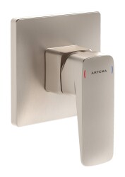 Artema Root Square Ankastre Duş Bataryası A4275134 Sıva Üstü Grubu - Fırçalı Nikel - 1
