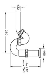 VitrA Lavabo Sifonu Seti A45110 Plastik - 2