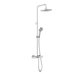 Artema Base Square A47304 Duş Sistemi, Krom