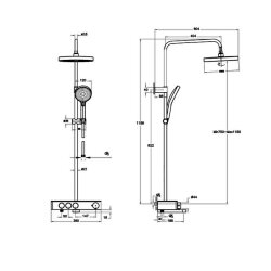 Artema Core Round A47309 Duş Sistemi, Krom - 2