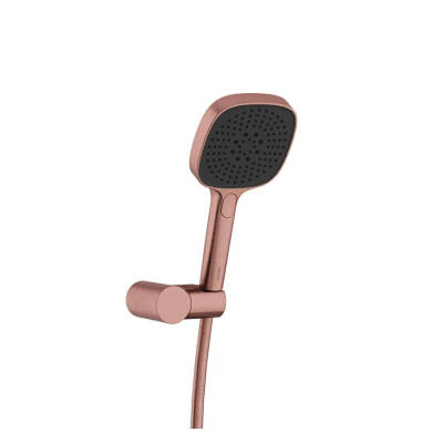 Artema Core Square A4591524 3F El Duşu Takımı, Fırçalı Bakır - 1