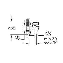 Artema Filtreli Ara Musluk A45254, İkili Paket, Krom - 2