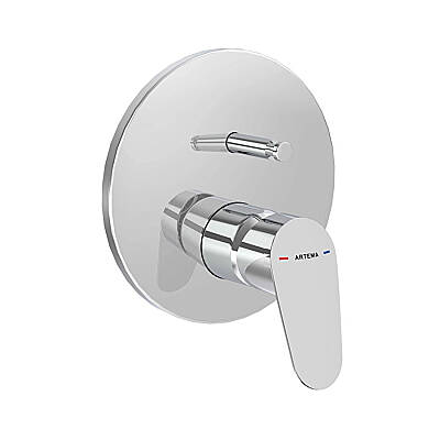 Artema Flow Round Ankastre Banyo Bataryası A43182 Sıva Üstü Grubu - Krom - 1
