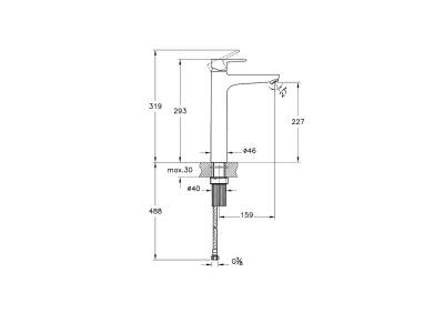 Artema Flow Soft A43010 Yüksek Lavabo Bataryası - 2