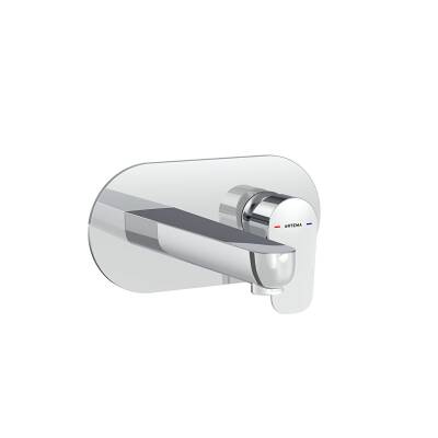 Artema Flow Soft A43175 Ankastre Lavabo Bataryası, Krom - 1