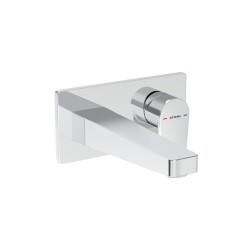Artema Flow Square A43180 Ankastre Lavabo Bataryası, Krom - 1