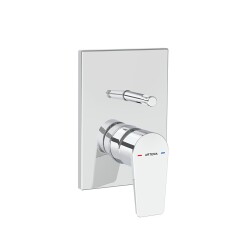 Artema Flow Square Ankastre Banyo Bataryası A43208 Sıva Üstü Grubu - Krom - 1