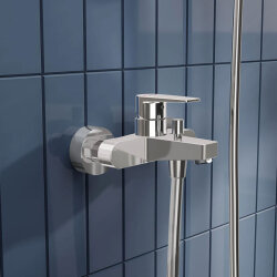 Artema Flow Square Banyo Bataryası A43063, Krom - 3
