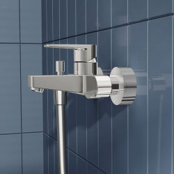 Artema Flow Square Banyo Bataryası A43063, Krom - 4