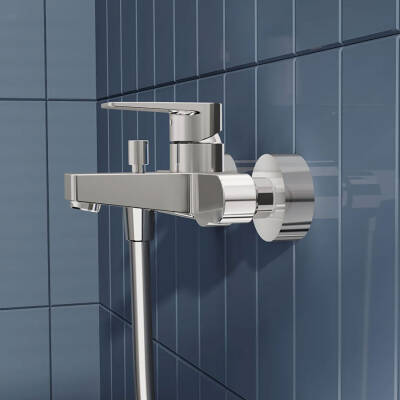 Artema Flow Square Banyo Bataryası A43063, Krom - 4