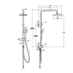 Artema Joy A4590036 Duş Kolonu, Mat Siyah - 2