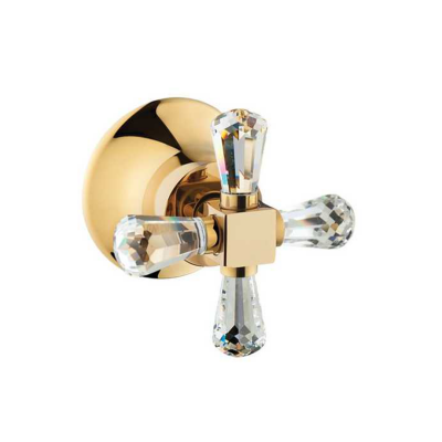 Artema Juno Swarovski A4145323 Cyrstals Ankastre Stop Valf Altın - 1