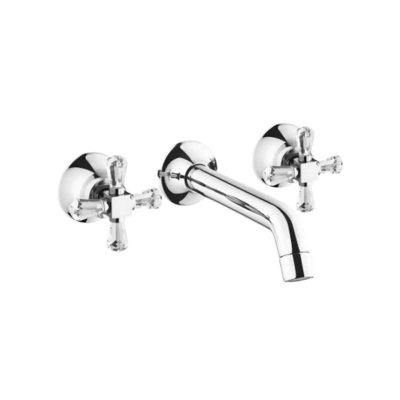 Artema Juno A41663 Swarovski Ankastre Lavabo Bataryası, Krom - 1