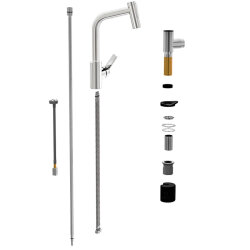 Artema Masterline Pull-Out Eviye Bataryası A42146 Krom - 4