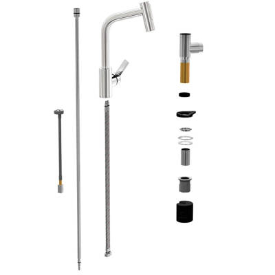 Artema Masterline Pull-Out Eviye Bataryası A42146 Krom - 4