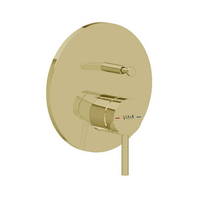 Artema Minimax Round A4362074 Ankastre Mekanik Banyo Bataryası, Soft Altın - 1
