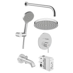 Artema Minimax Round A49324 Ankastre Banyo Seti, Krom