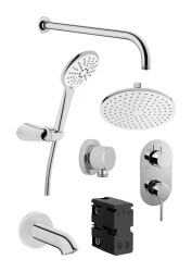 Artema Minimax S Ankastre Set- Snow 3F A49273 Krom - Artema