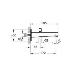 Artema Minimax Square A4359536 Çıkış Ucu El Duşu Çıkışlı, Mat Siyah - 2
