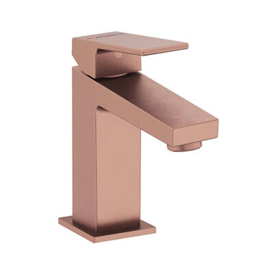 Artema Minimax Square A4372024 Lavabo Bataryası, Fırçalı Bakır - 1
