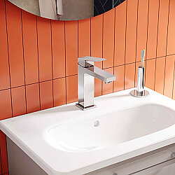 Artema Minimax Square A43722 Yüksek Lavabo Bataryası, Krom - 3