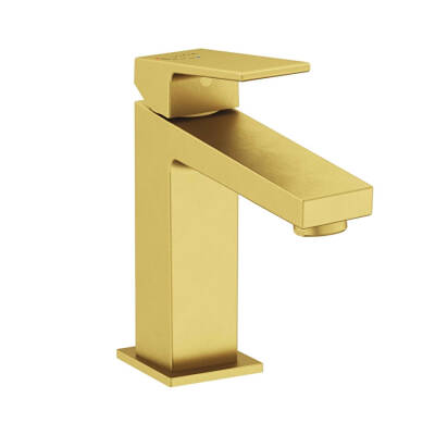 Artema Minimax Square A4372225 Yüksek Lavabo Bataryası, Fırçalı Altın - 1