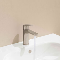 Artema Root Round Lavabo Bataryası A4270634 Yüksek - Fırçalı Nikel 