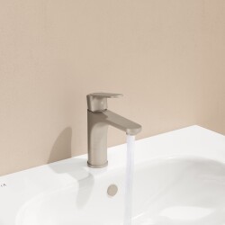 Artema Root Round Lavabo Bataryası A4270634 Yüksek - Fırçalı Nikel - 2