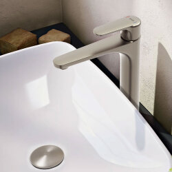 Artema Root Round Lavabo Bataryası A4270734 Çanak - Fırçalı Nikel - 3