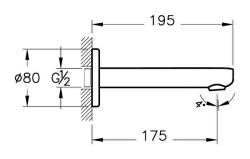 Artema Root Round Çıkış Ucu A42720 Krom - 3