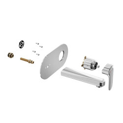 Artema Root Round Ankastre Lavabo Bataryası A42721 Sıva Üstü Grubu - Krom - 3