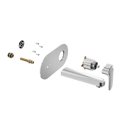 Artema Root Round Ankastre Lavabo Bataryası A42721 Sıva Üstü Grubu - Krom - 3