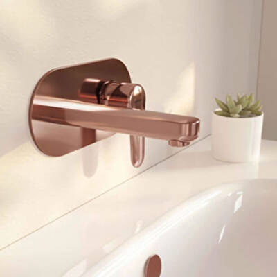 Artema Root Round A4272129 Ankastre Lavabo Bataryası, Soft Bakır - 3