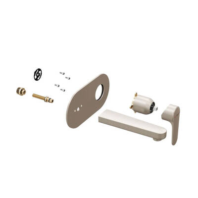 Artema Root Round Ankastre Lavabo Bataryası A4272134 Sıva Üstü Grubu - Fırçalı Nikel - 3