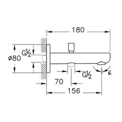 Artema Root Round A4312636 Çıkış Ucu El Duşlu, Mat Siyah - 2