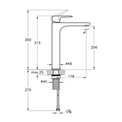 Artema Root Round Lavabo Bataryası A4270729 XL Soft Bakır - 2