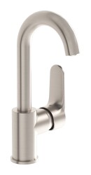 Artema Root Round Lavabo Bataryası A4275434 Döner Borulu - Fırçalı Nikel 