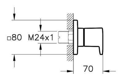 Artema Root Round Ankastre Stop Valf A4272934 Sıva Üstü Grubu - Fırçalı Nikel - 2