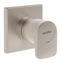 Artema Root Round Ankastre Stop Valf A4272934 Sıva Üstü Grubu - Fırçalı Nikel 