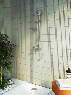 VitrA Bliss 3F Sürgülü El Duşu Takımı A45743 Krom - 2