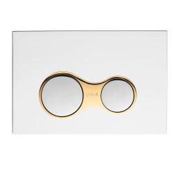VitrA Sirius 740-0422 Mekanik Kumanda Paneli - Parlak Krom/Altın - VitrA
