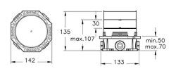 VitrA V-Box A42806 Sıva Altı Grubu - Krom - 2