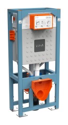 VitrA V12 Gömme Rezervuar 762-5850-01 Asma klozetler için alçıpan duvar içi (yere montaj) sırt sırta uygulama - 3/6 L 