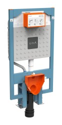 VitrA V8 Asma Klozetler için Gömme Rezervuar 768-4800-01 Asma klozetler için alçıpan duvar içi (yere montaj) uygulamalı - 3/6 L 