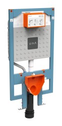 VitrA V8 Gömme Rezervuar 768-5801-01 Asma klozetler için karkas veya profil sistemlere montaj alçıpan uygulama - 3/6 L (9 cm - Gider Genişliği) 